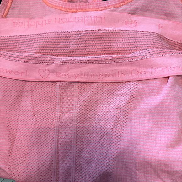 Lululemon Swiftly Tech Racerback Heathered Grapefruit First Release 4 - Picture 4 of 5